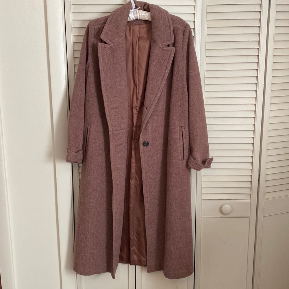 Vintage rose wool or coat